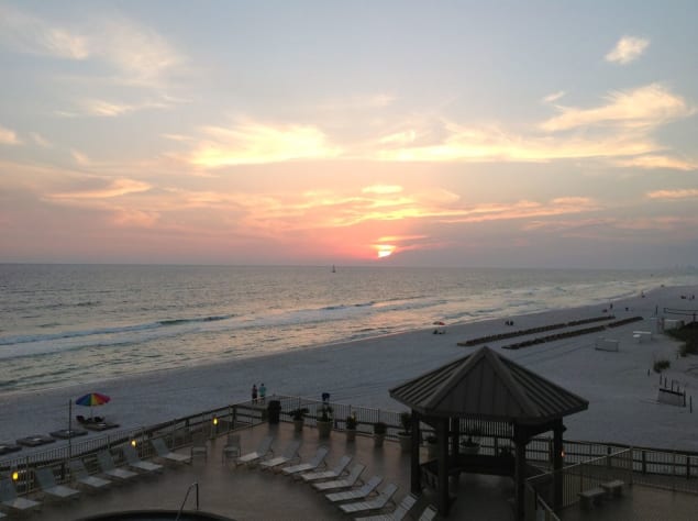 End to another perfect day