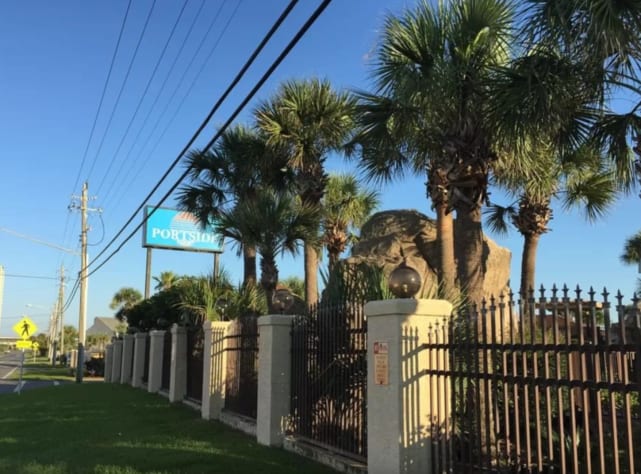 Portside resort, your home for a bit.