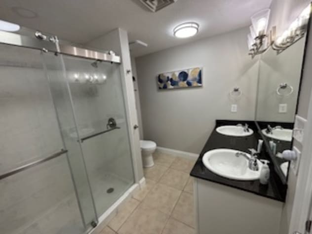 Master Bath with walk in shower