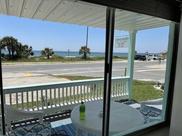 View from your inside to your private porch