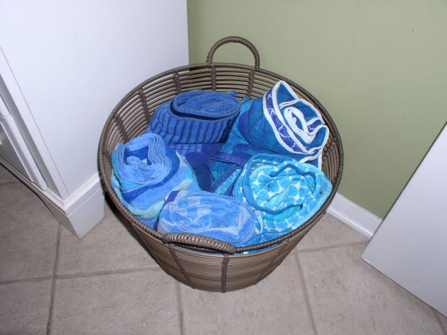 Beach towels for guest to use. 