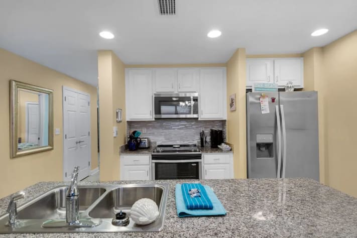 Open Kitchen space connected with Living room