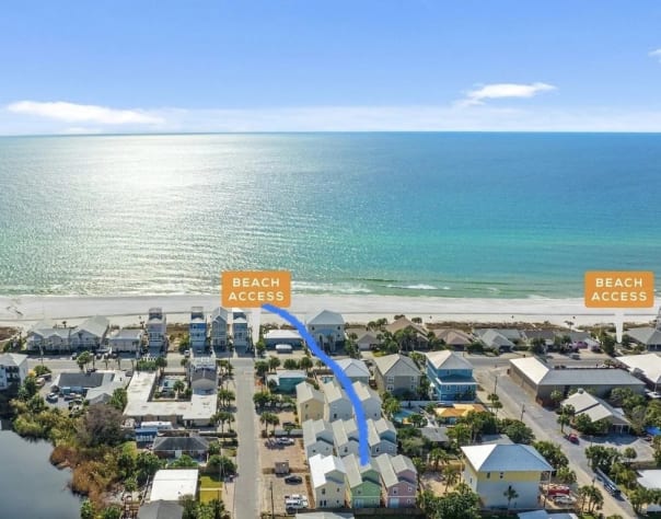 Directly across from beach access.