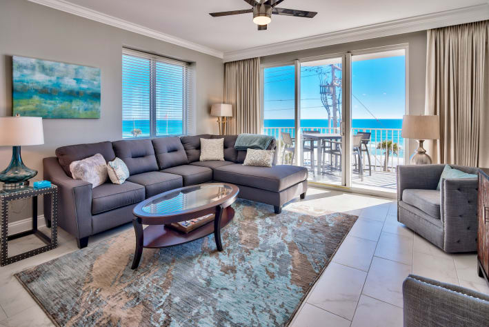 Majestic Sun 301A - Living Areas with Gulf Views
