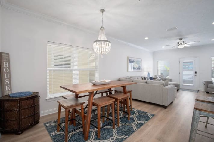 Beautiful dining area. Seating for 11
