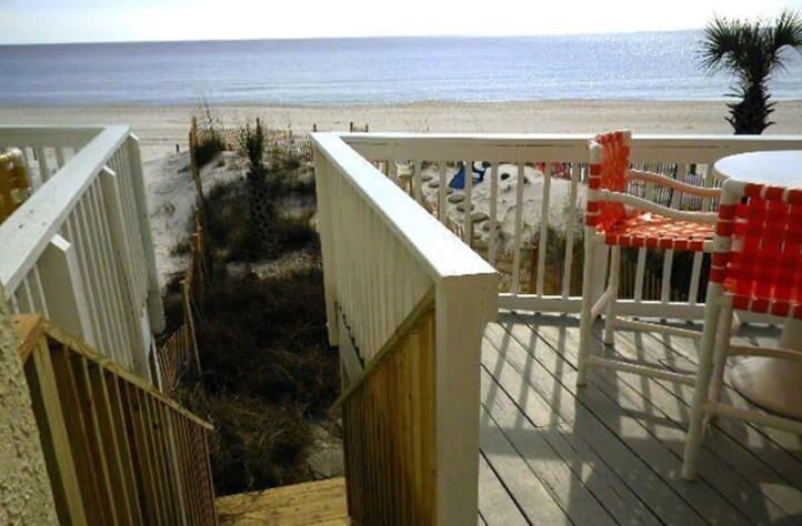 walk right down to Beach sand 