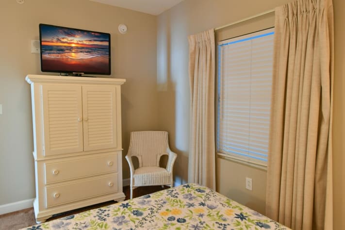 Television in master bedroom 