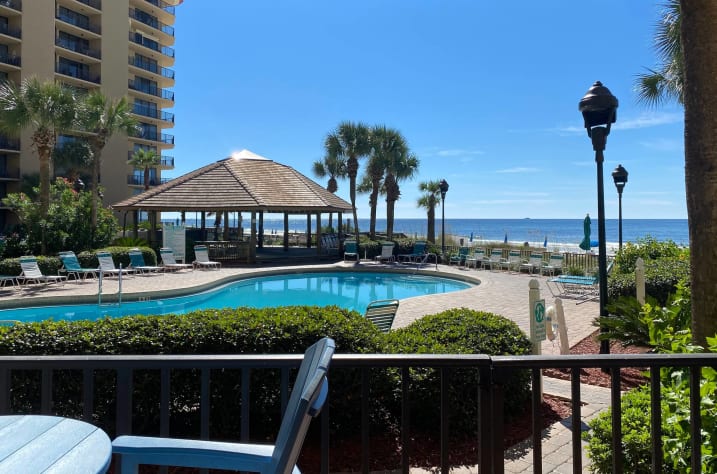 Beautiful balcony view!