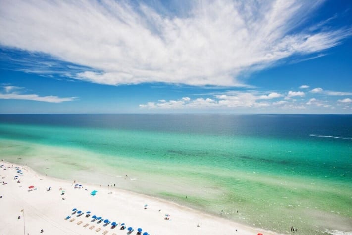 East facing gulf view
