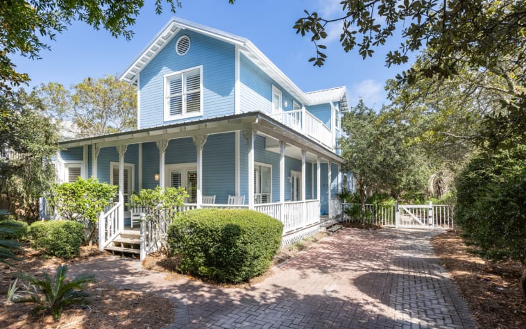 Little Blue House Beside the Sea