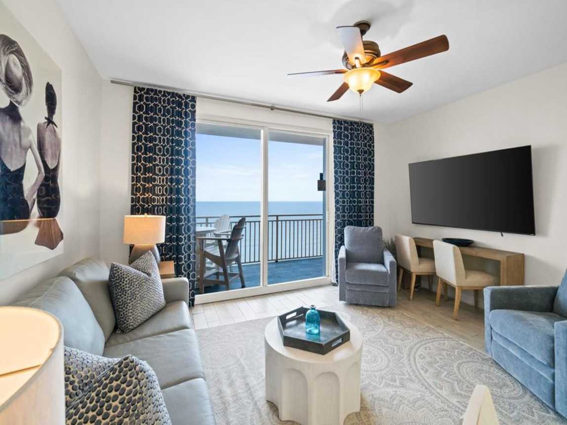 Living Area with Balcony