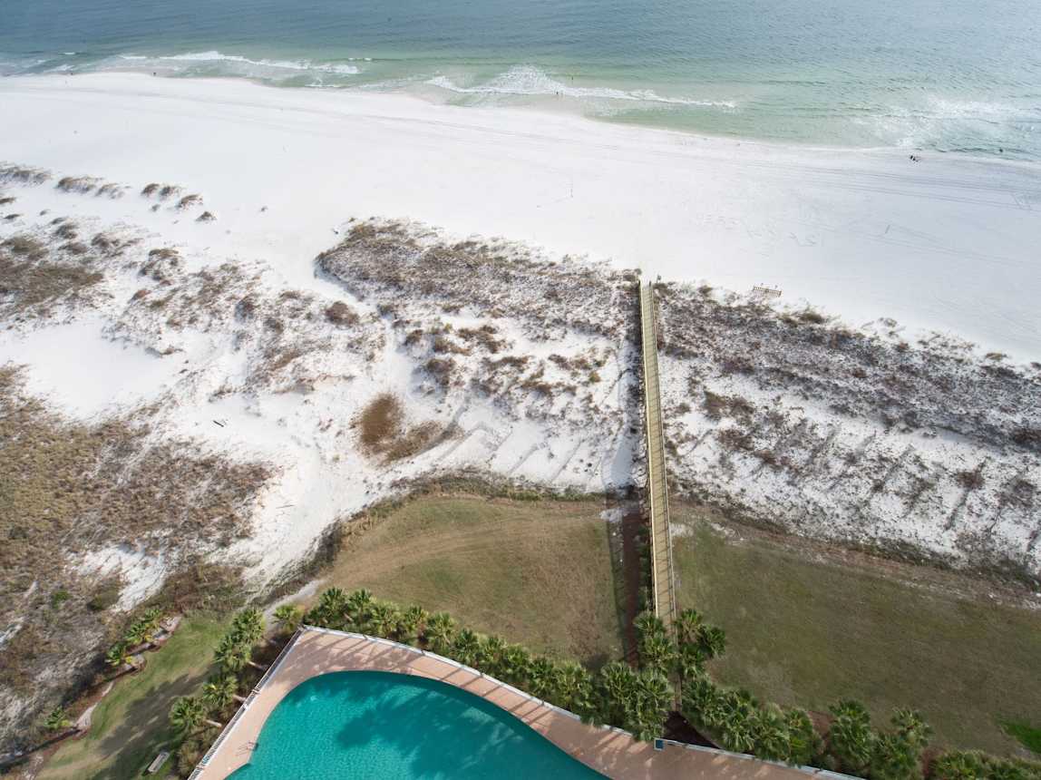 View from balcony; watch for dolphins in the still of the morning waters!!