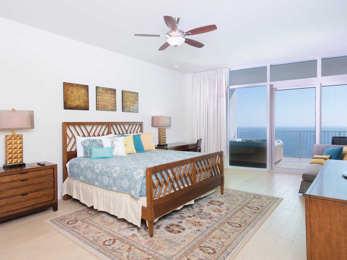 Master suite includes King size bed and views for days!!