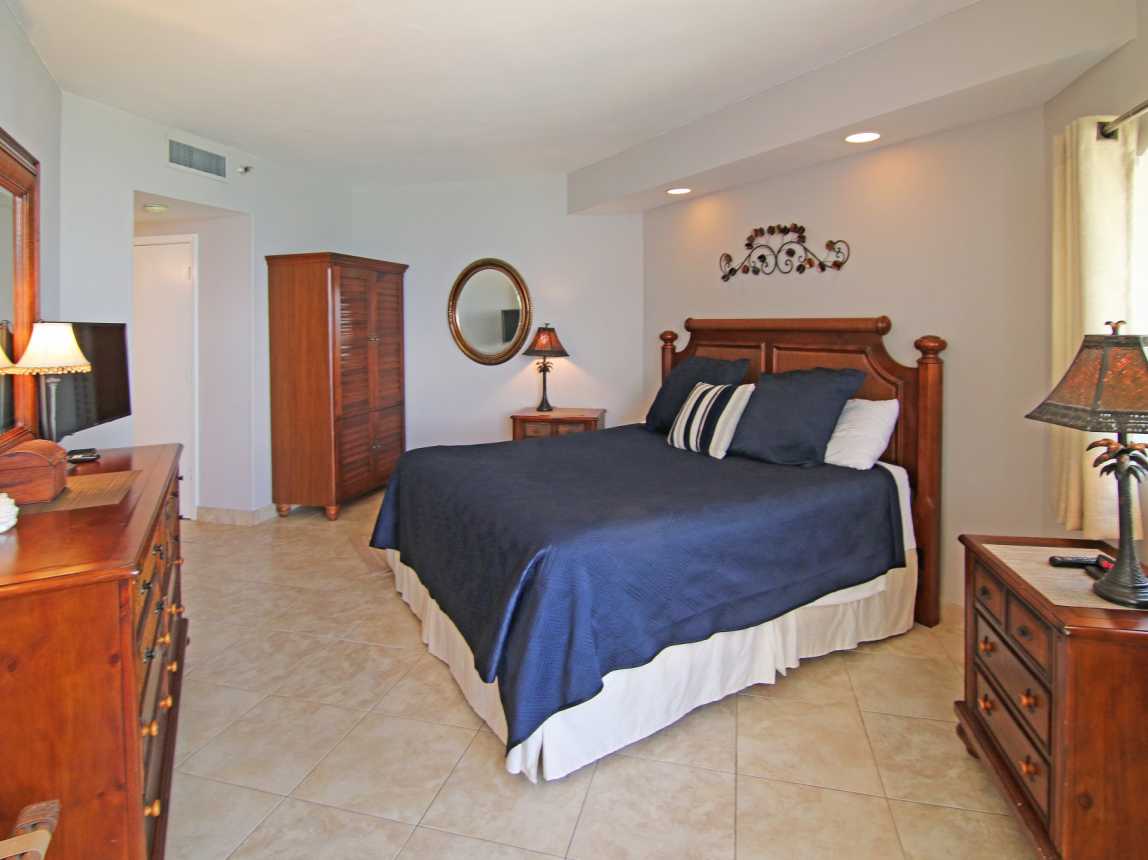 Master bedroom view from balcony.