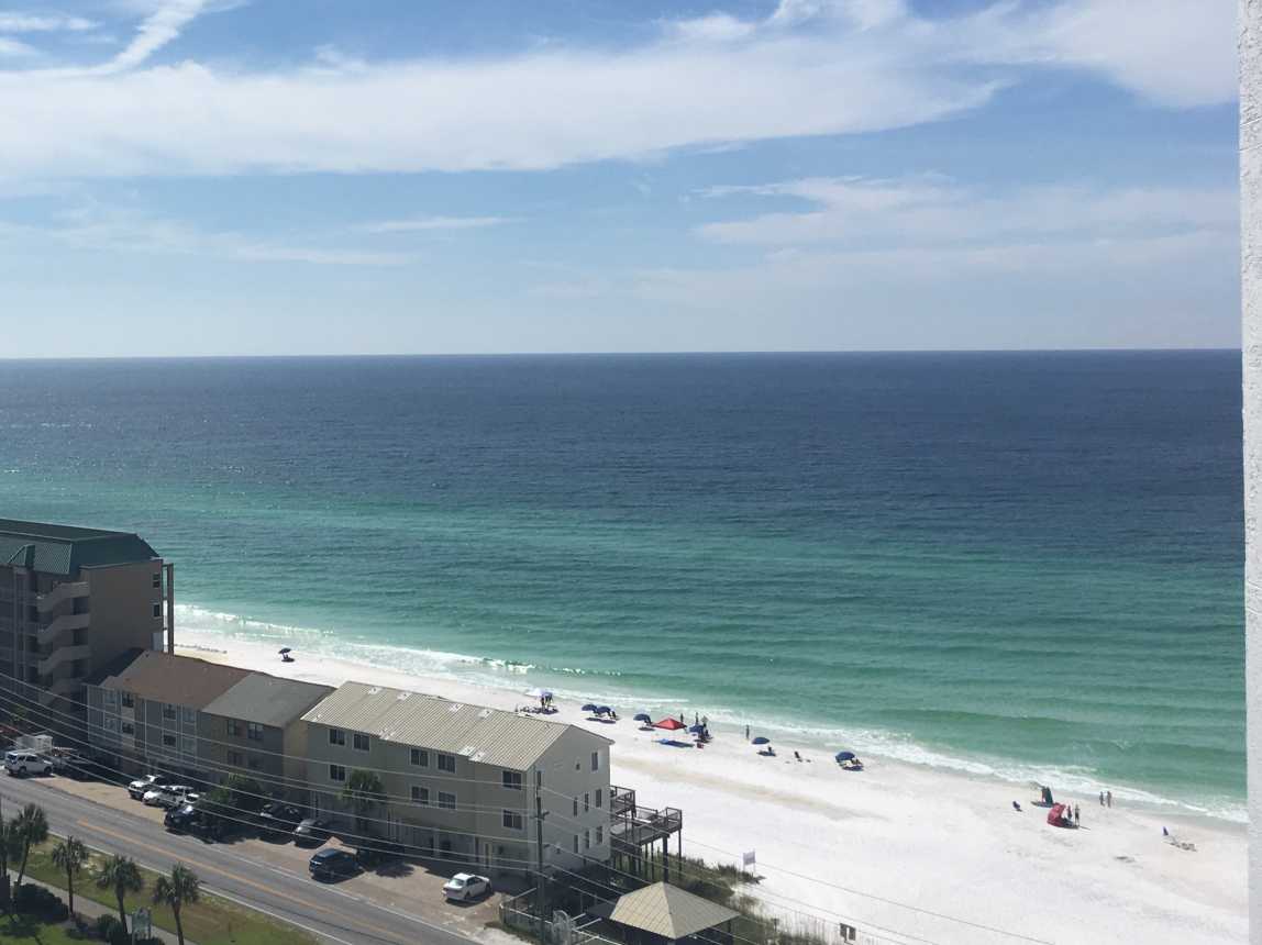 Spectacular unobstructed view of the beach and ocean!