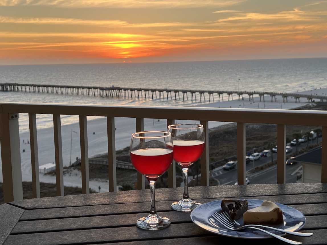 Toast to the perfect choice you made when booking Mermaid's Dream!