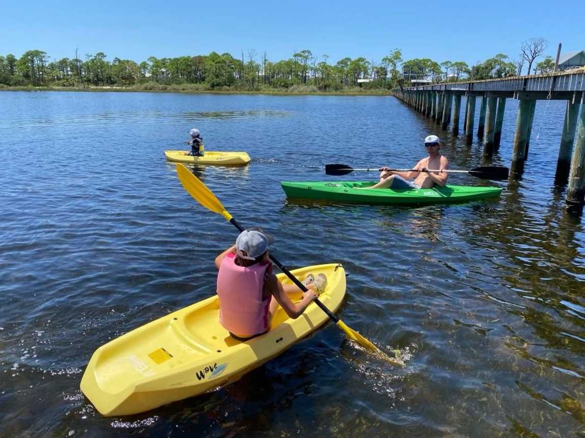 No RED FLAG days on the bay! Enjoy the calm shallow waters of Bay St. Joe!
