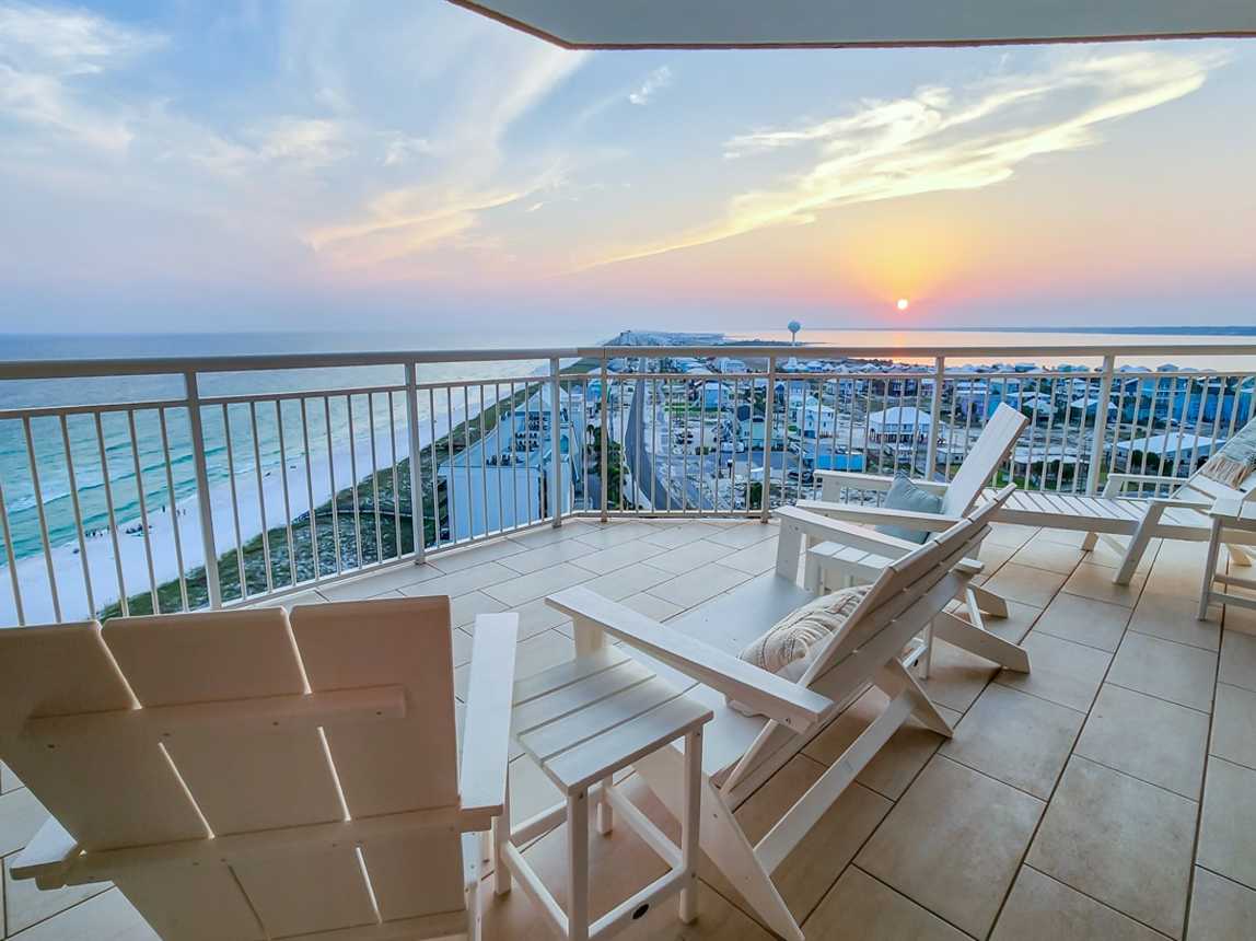 Enjoy The Sunset While Sitting on One of the many Balconies!