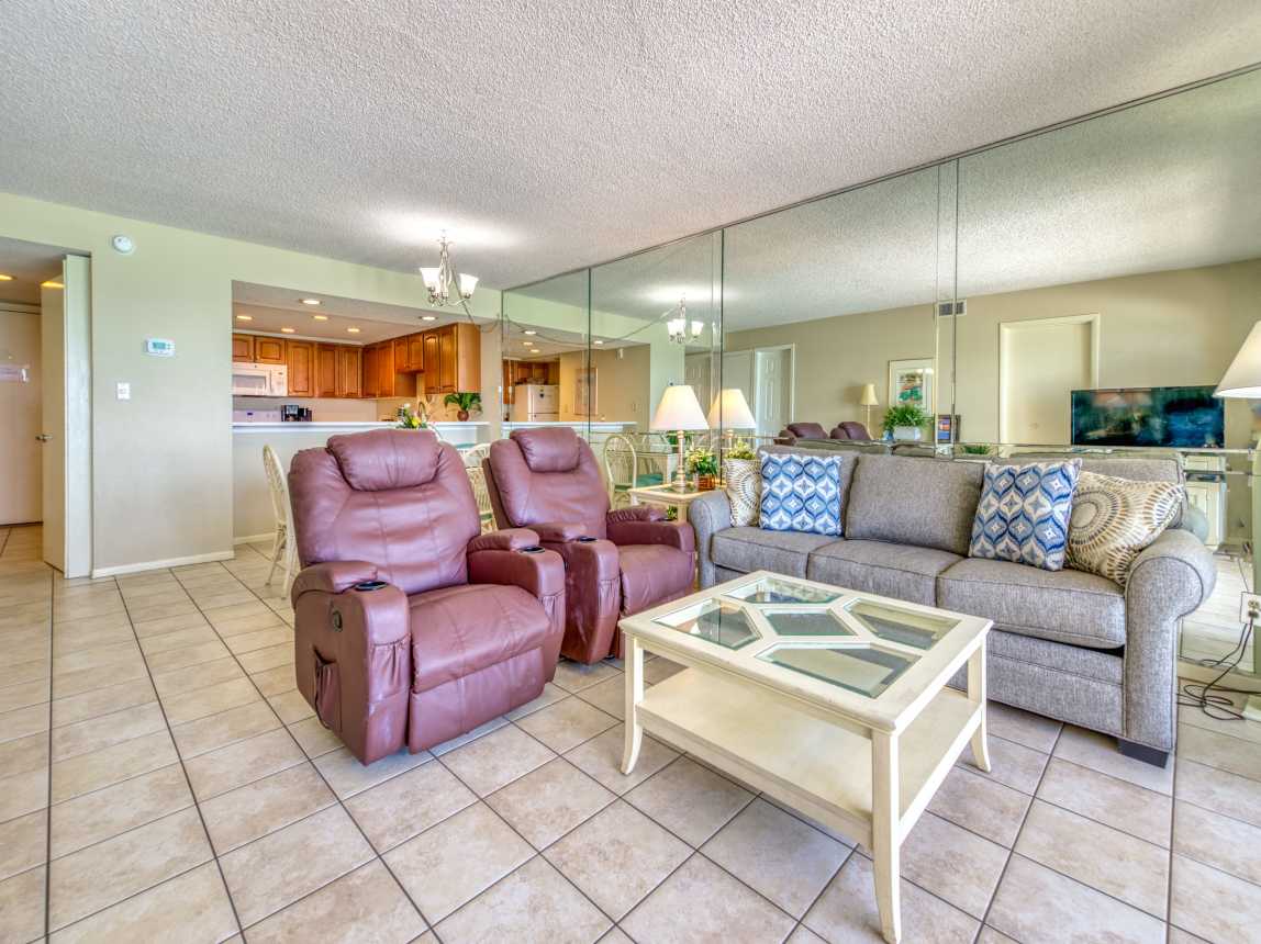 Bright, spacious layout with cozy seating for everyone.