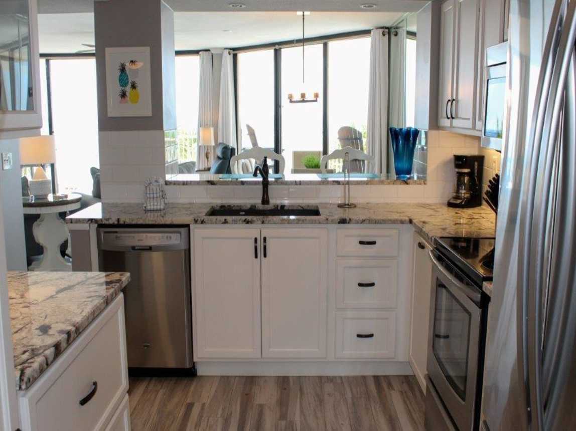 Kitchen with Ocean Views