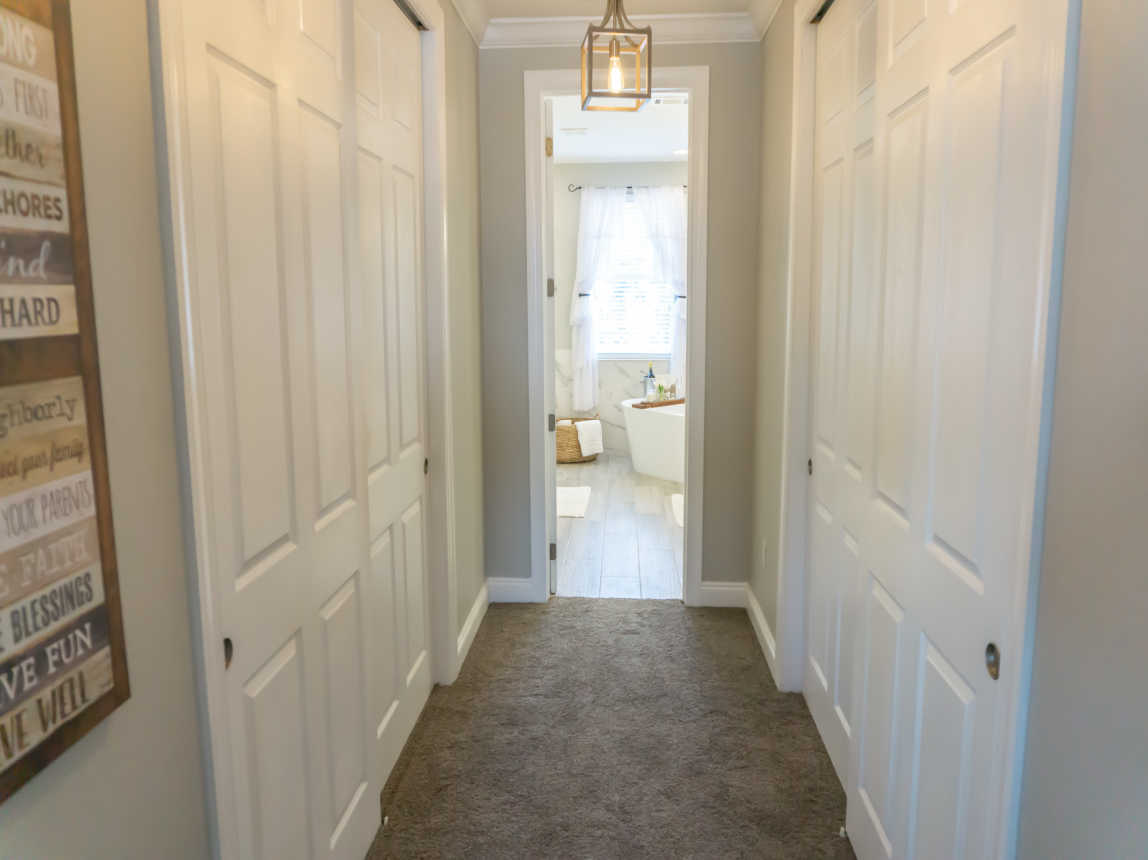 His and Her closets in the King suite