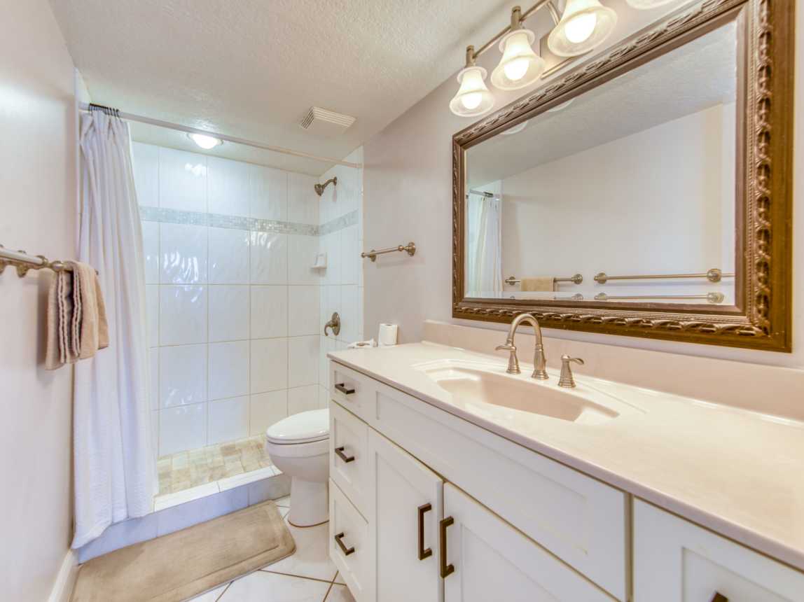 Enjoy a well-appointed bathroom with a walk-in shower.