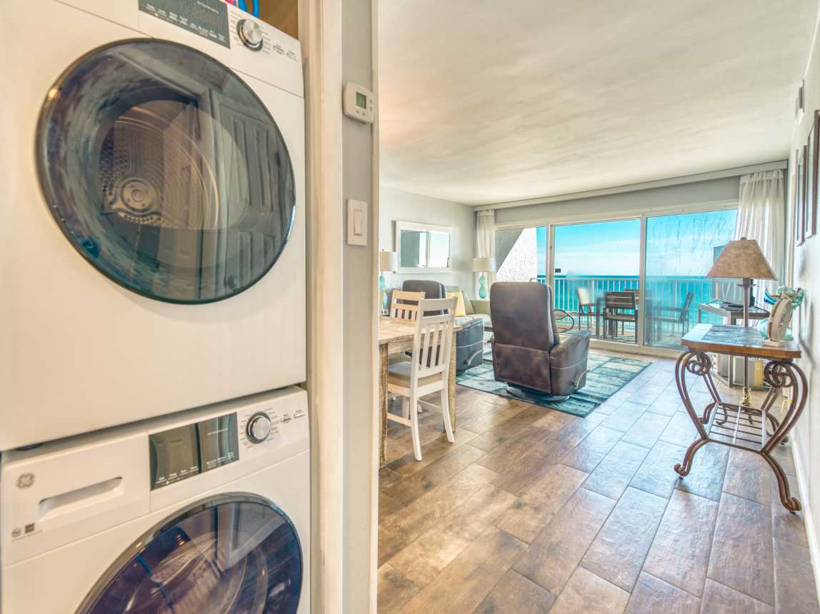 Stay fresh with your own private washer and dryer.