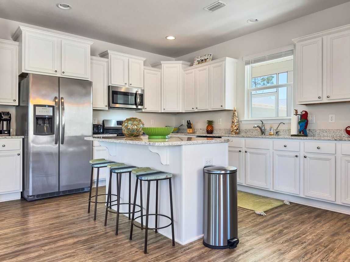 Fully stocked kitchen