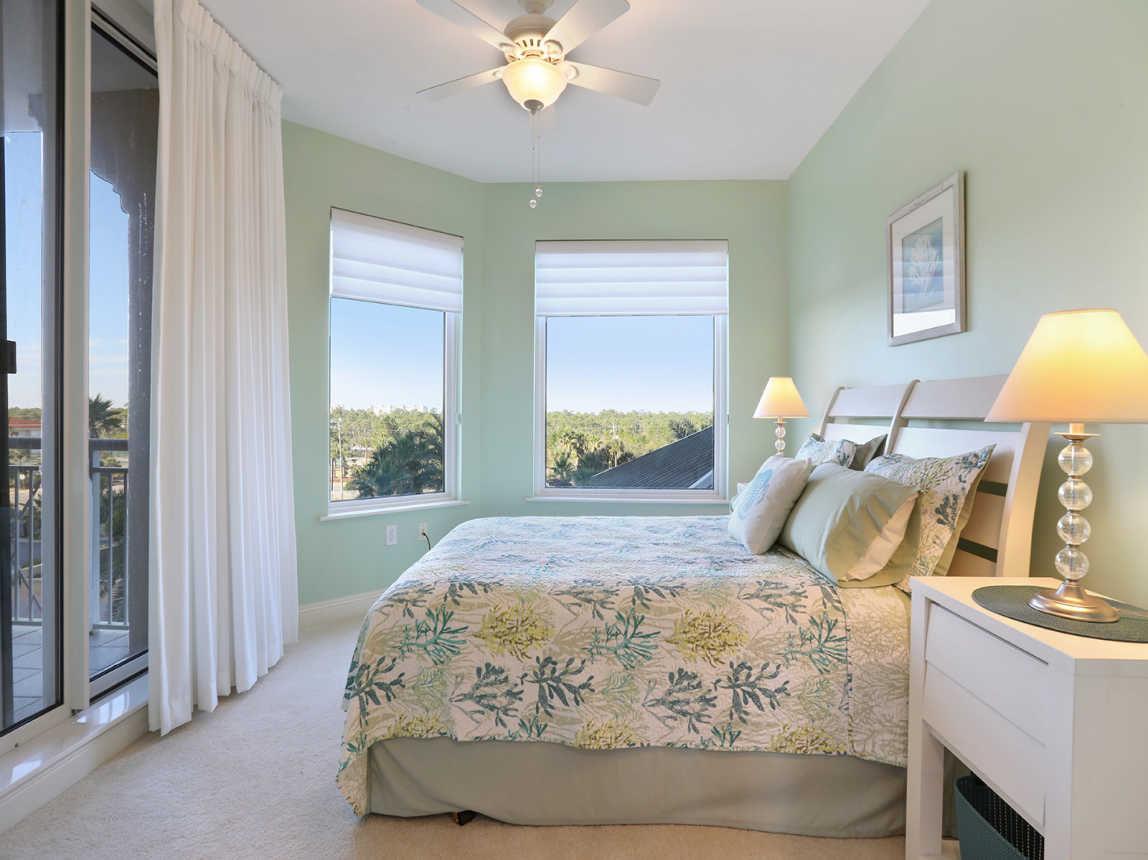 Second Bedroom with Queen Bed and TV