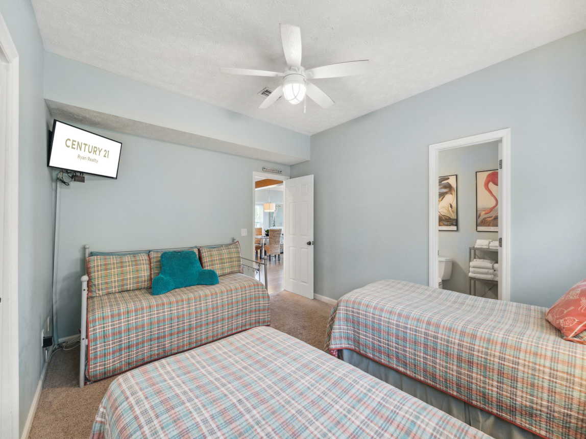 4th bedroom, twins and twin with trundle, total of 4 twins