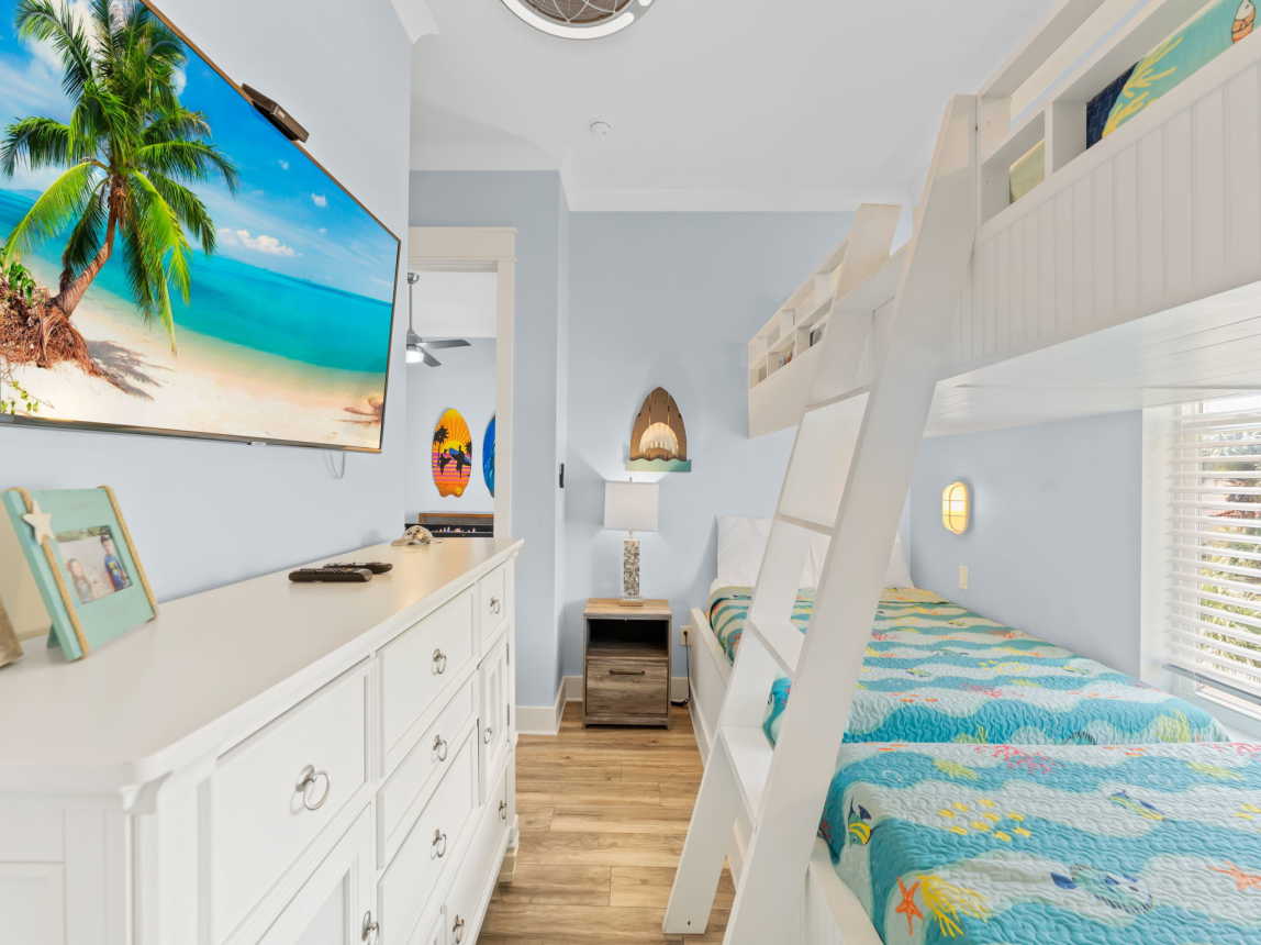 Two Twin over Full Bunk Bedroom