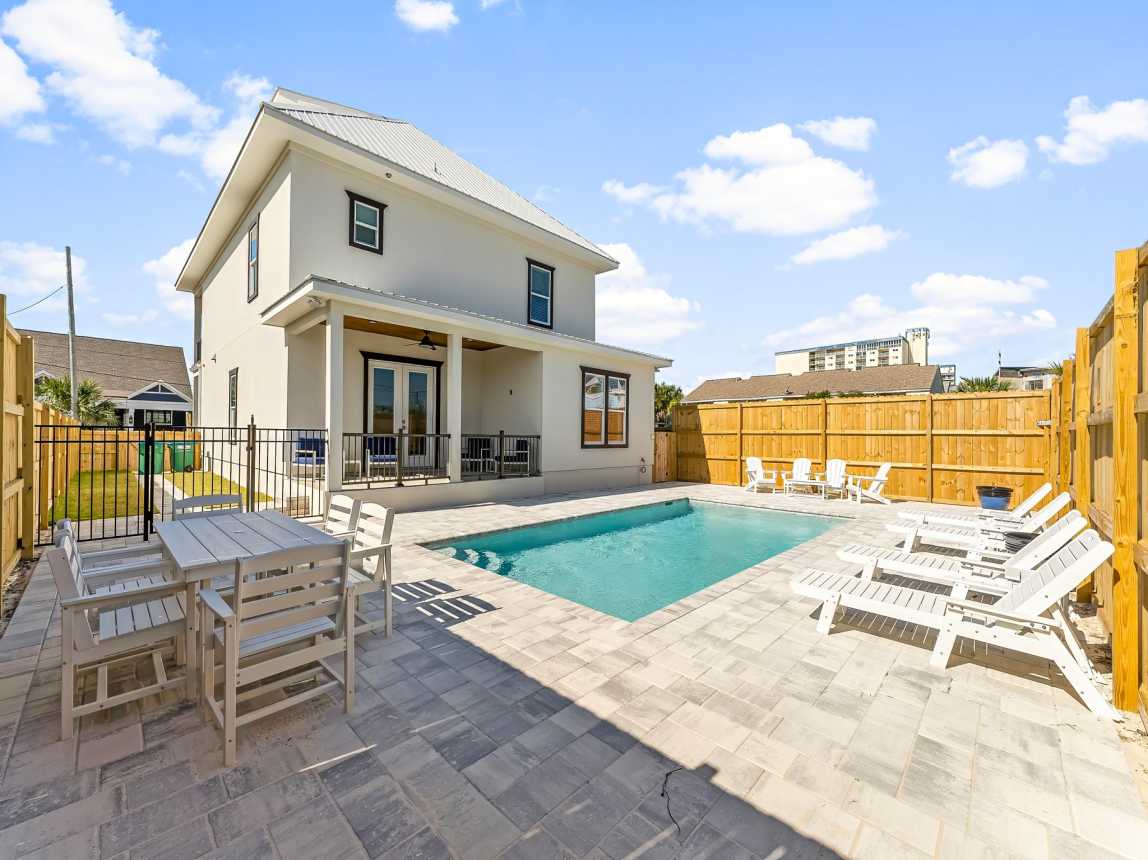 View of the back of the house