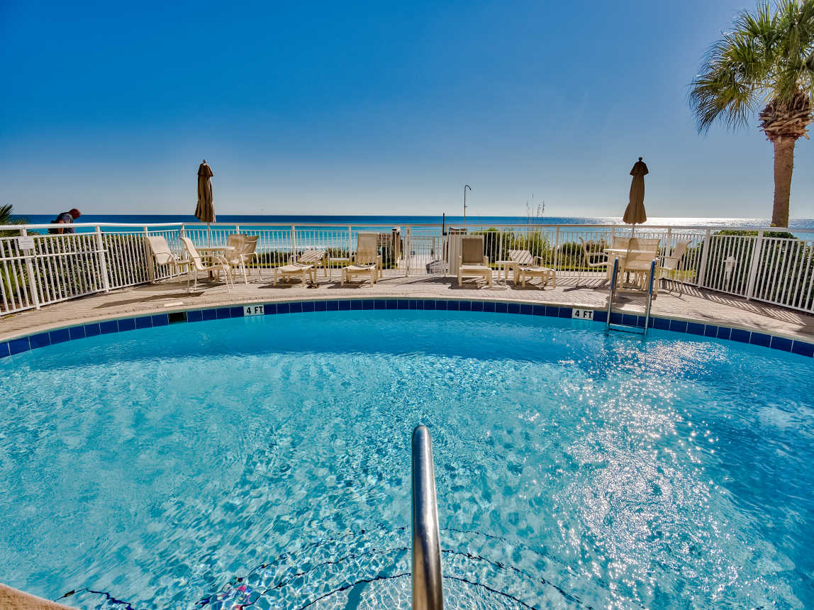 HEATED SWIMMING POOL OUTSIDE MASTER BEDROOM