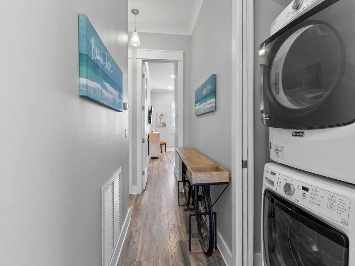 Convenient Second Floor Laundry Unit