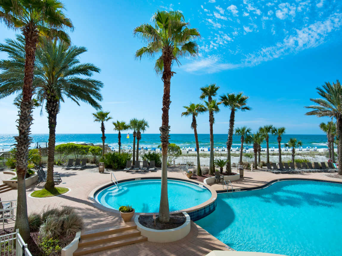 Round Heated Pool, Hot Tub, 6000 SF Main Pool, All With Open Gulf &amp; Beach Views