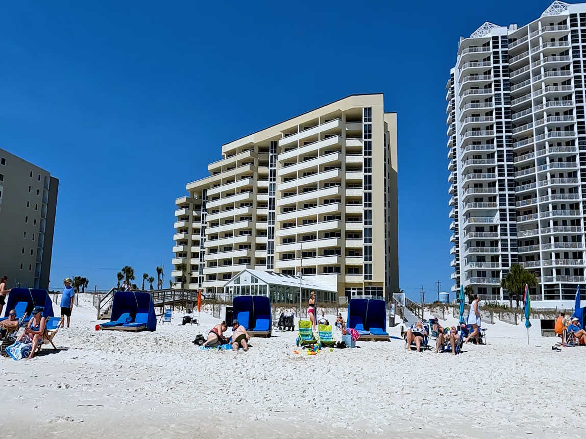 Perdido Sun Resort View from the Beach