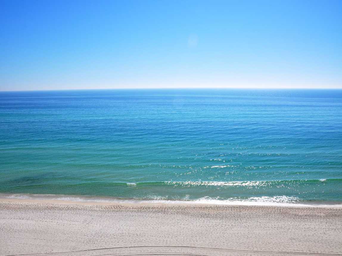 Your view from the most sought after balcony on the beach. 286 sq. ft. of space!