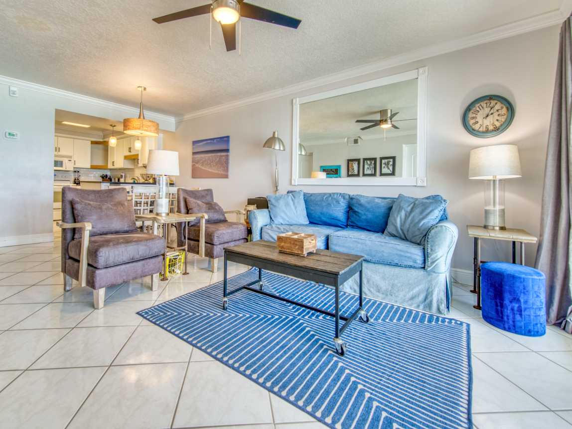 Bright, spacious layout with cozy seating for everyone.