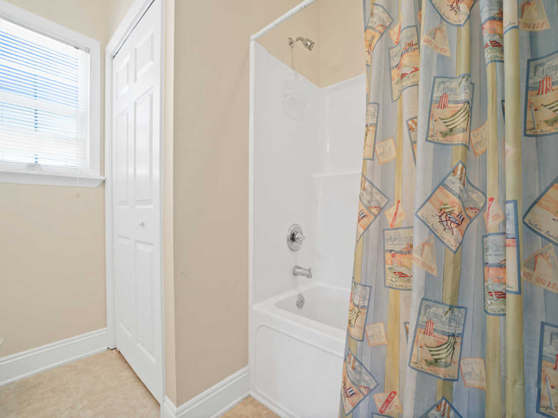 Ground floor bathroom with shower.