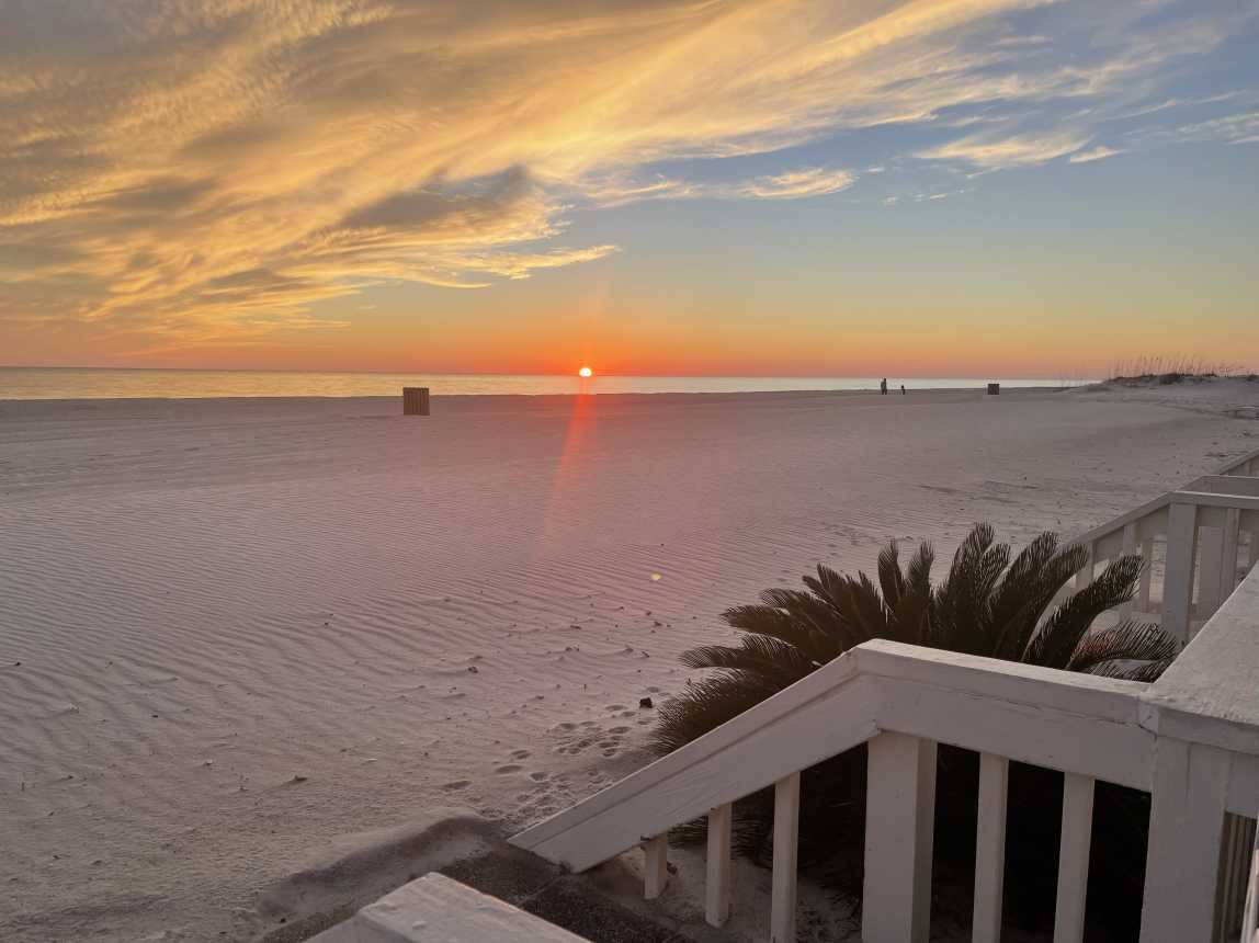 West sunset every afternoon.    Enjoy just steps from the back patio or sit on the patio