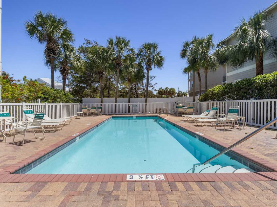 One of Two Community Pools