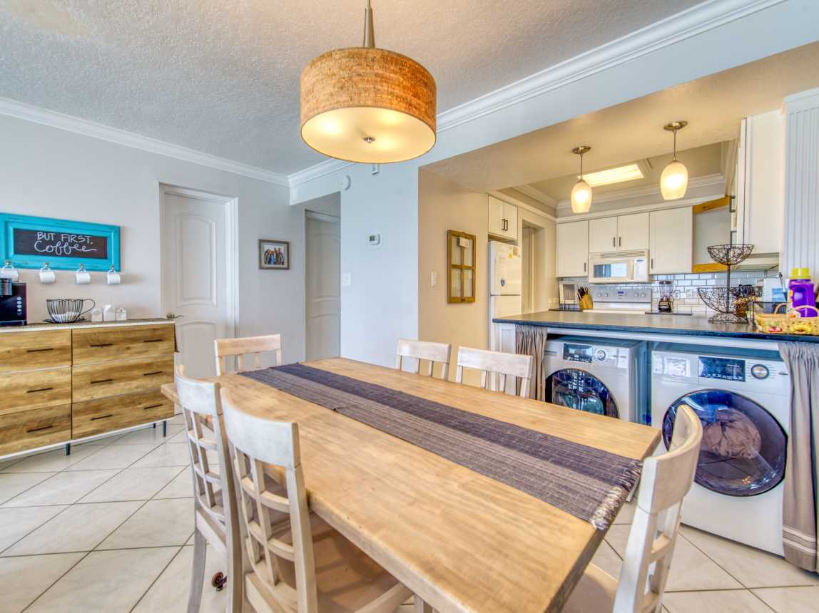 Gather around the table after a fun day in the sun.