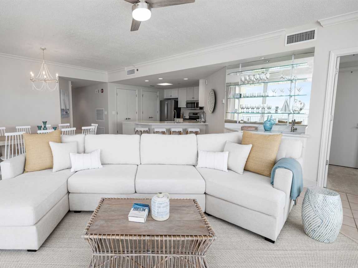 Relax in the comfortable Living Room