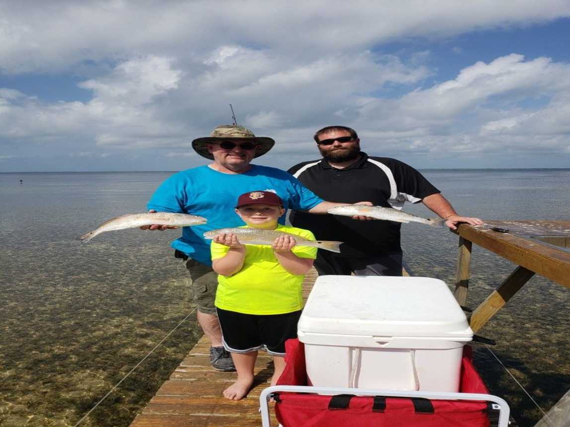 Catch your next meal in the bay or off the dock!