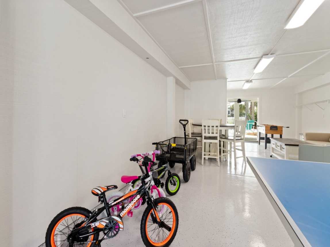 Game Room and Kids Bikes