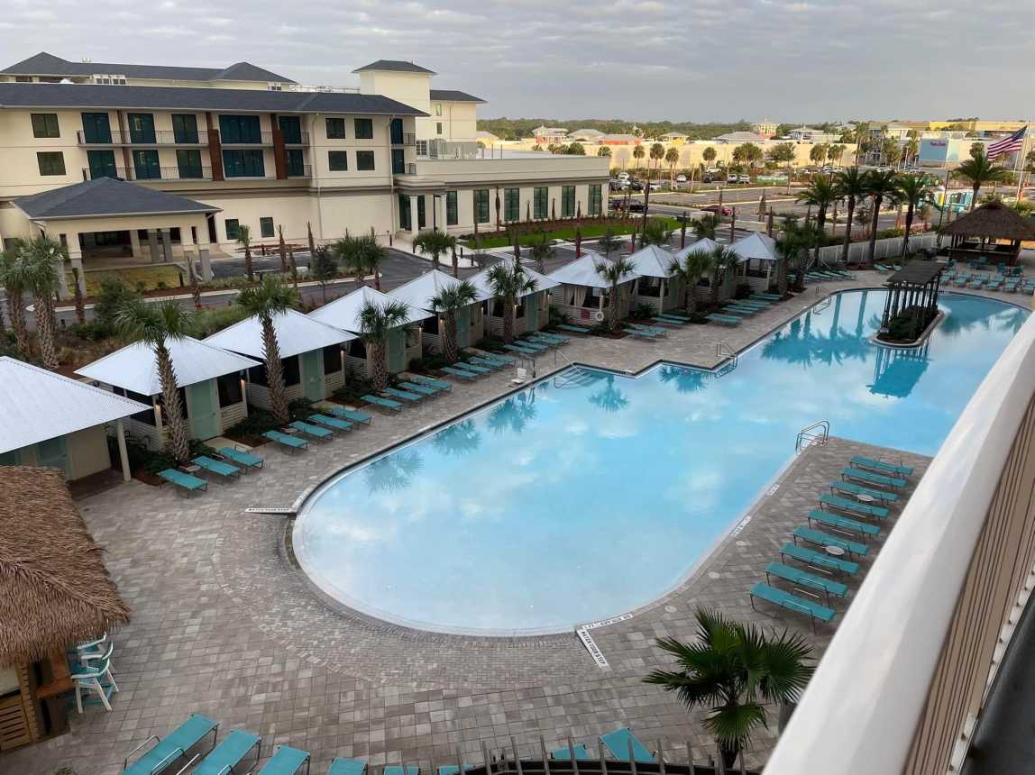 Private Cabanas and Tiki Hut at Pool