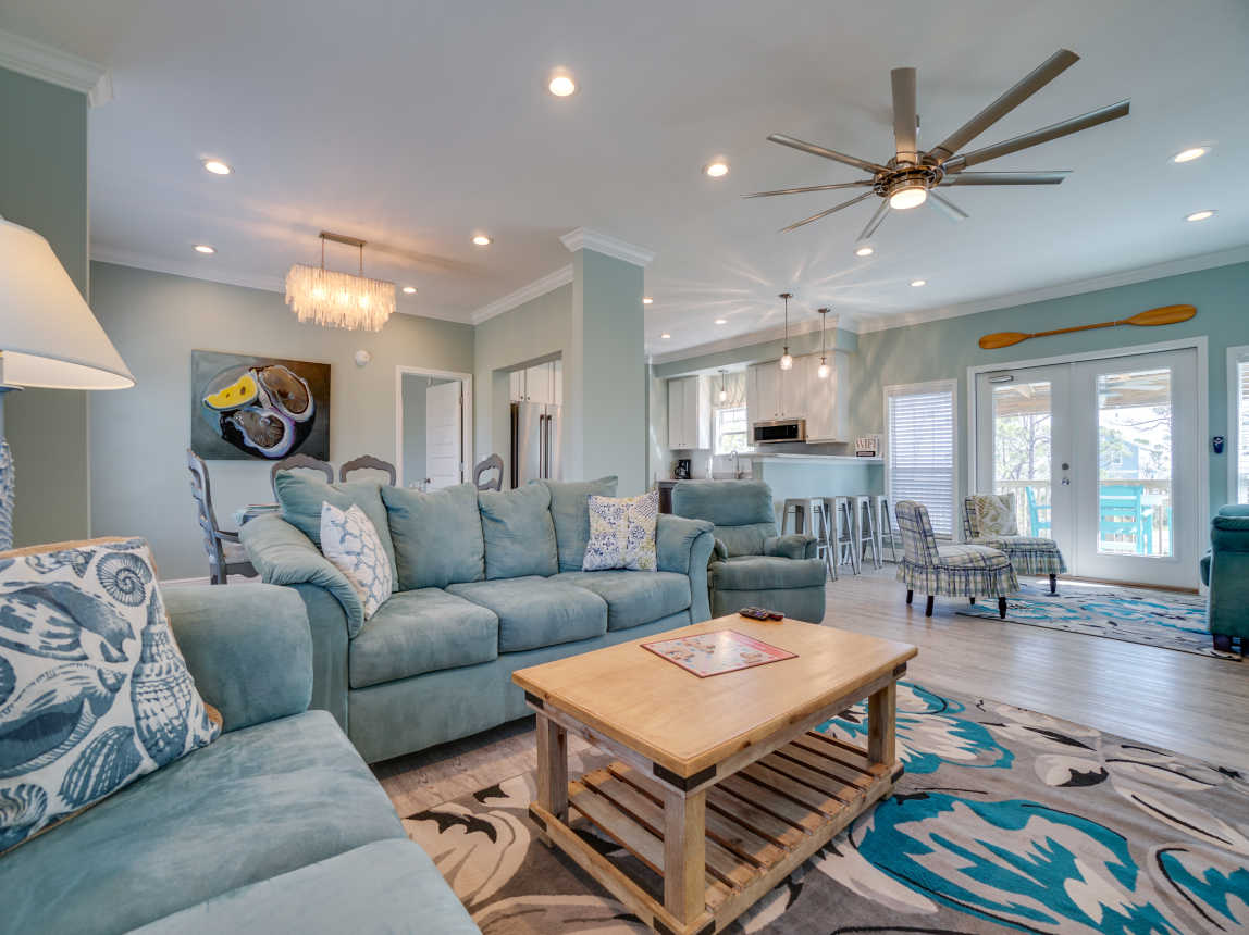 Open floor plan with a place for everyone!