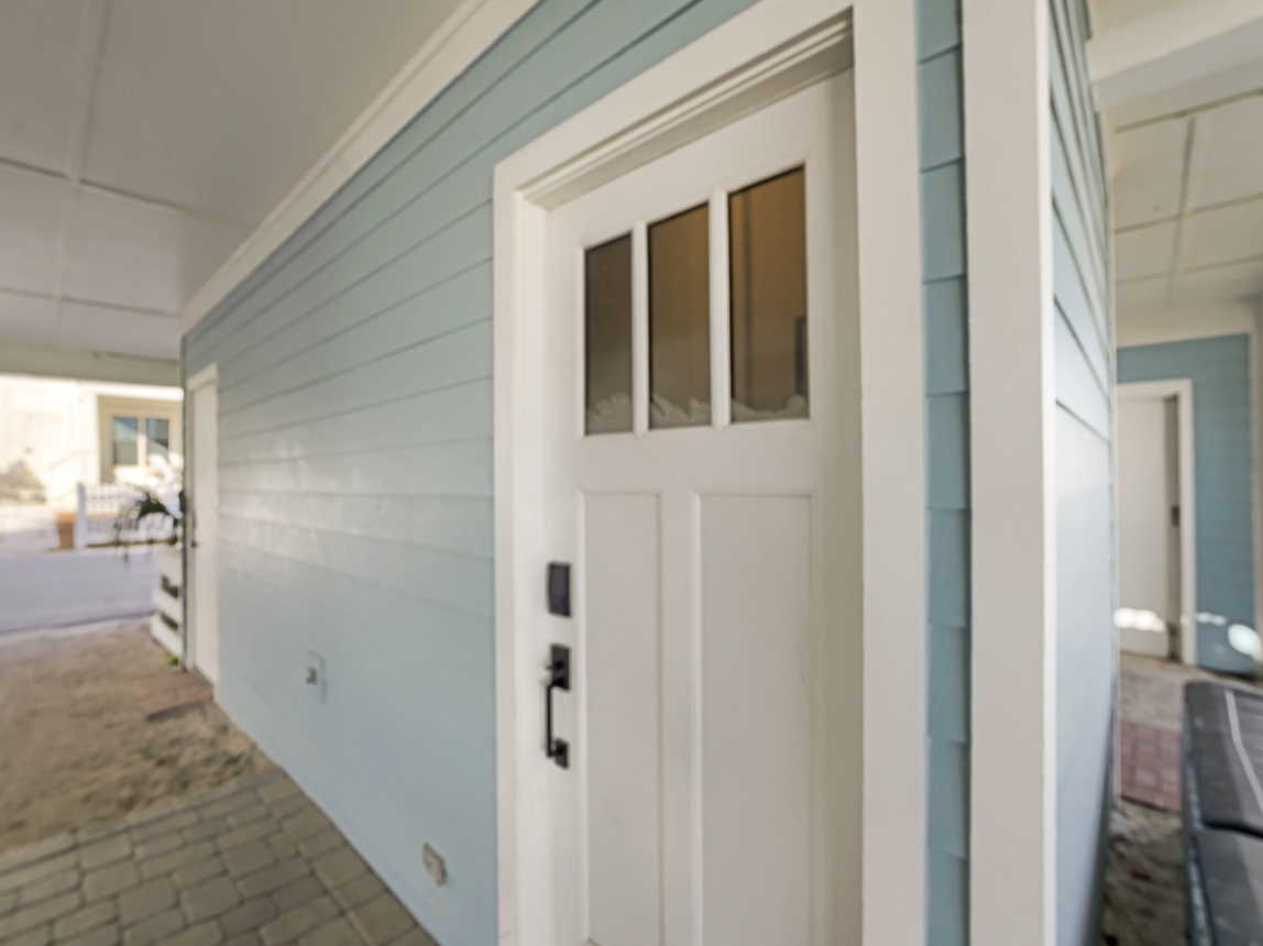 Carport - Front door