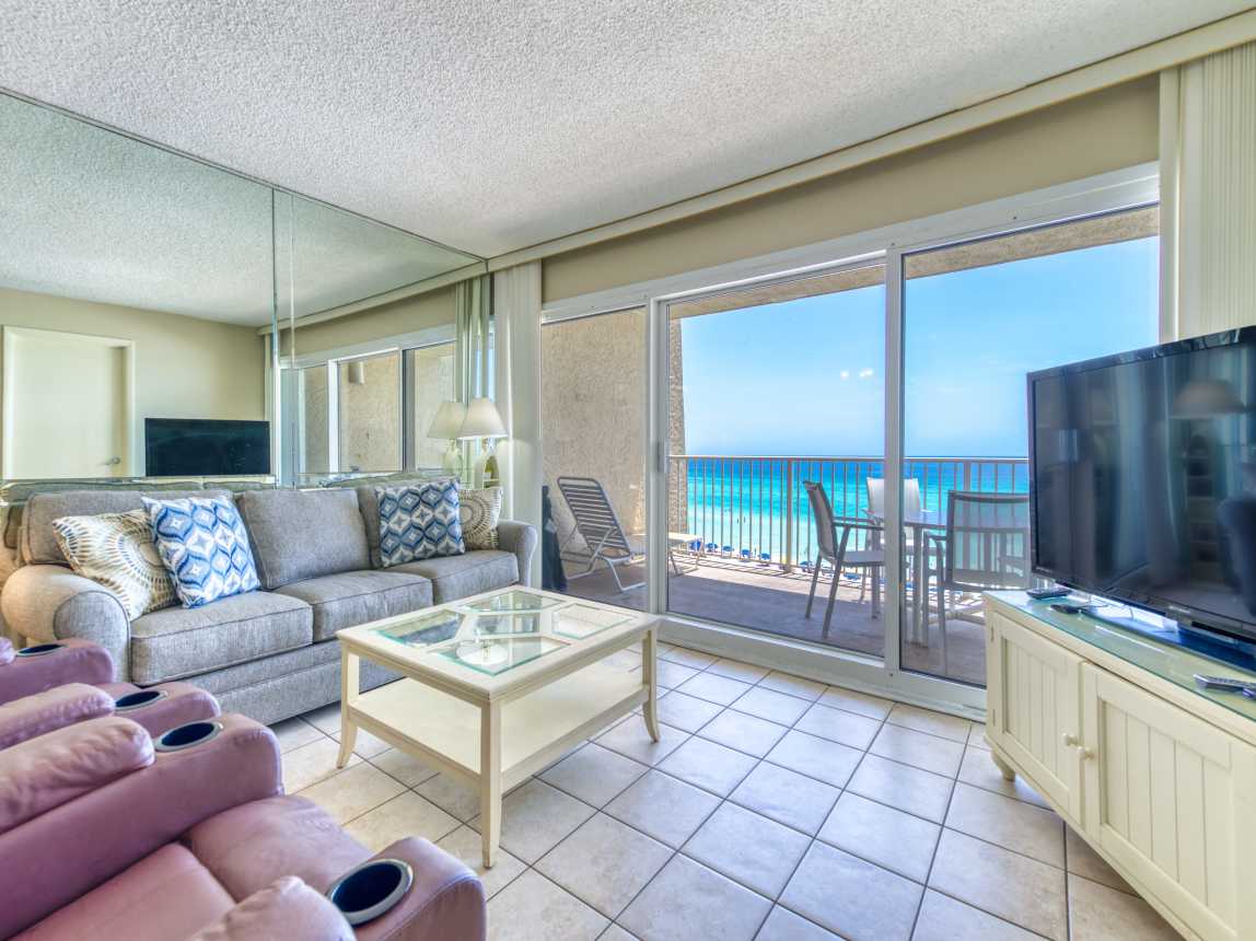 Bright, open space leading to your beachfront retreat!