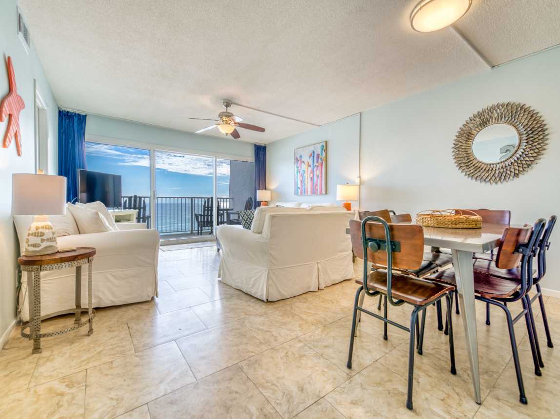 Bright, open space leading to your beachfront retreat!